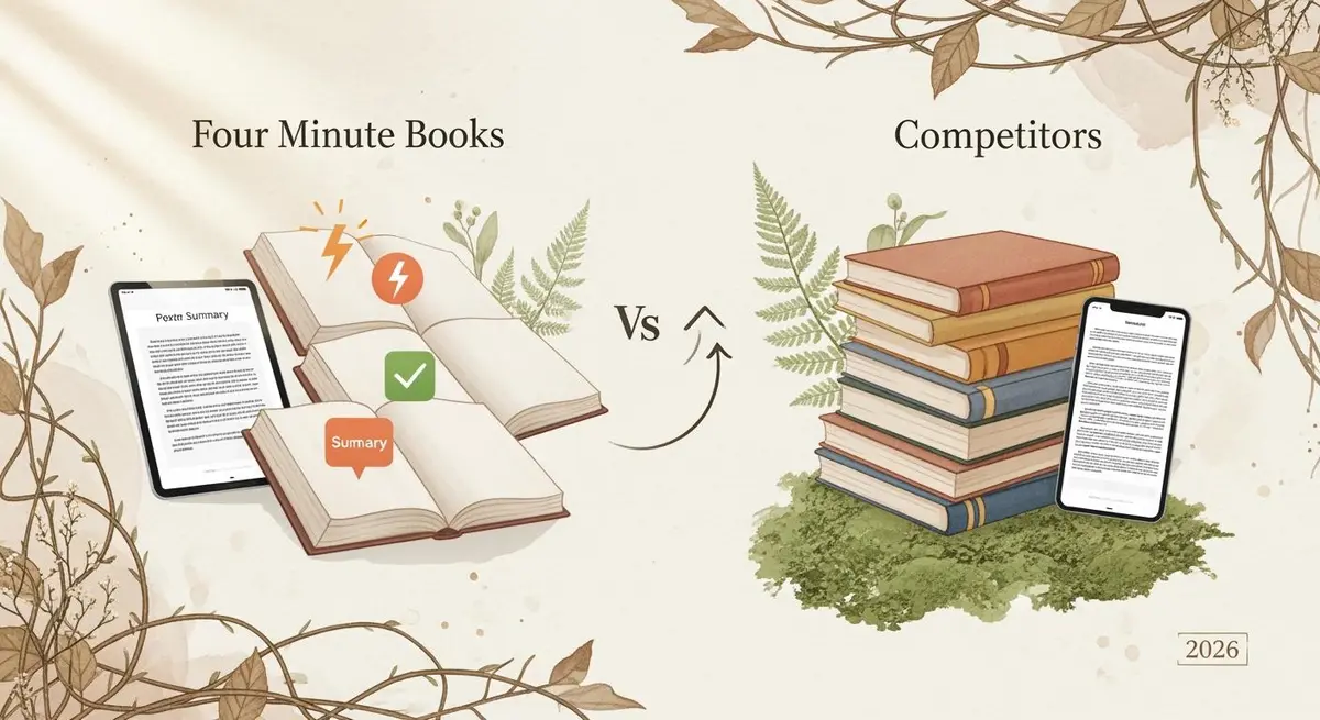 Four Minute Books vs. Competitors Which Summary Service Wins in 2026